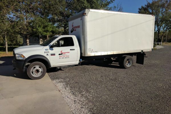 Statewide Tire pickup truck